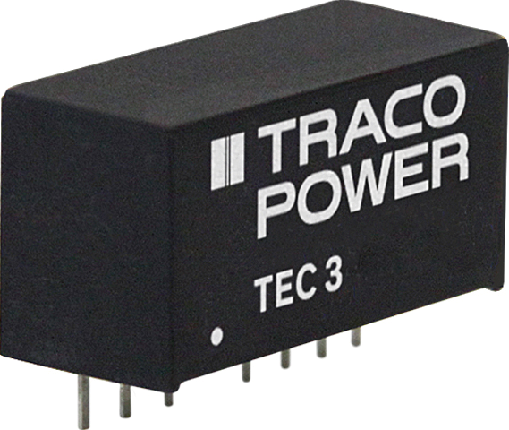 TEC 3-1211 - DC/DC-Wandler TEC 3, 3 W, 9-18/5,0 VDC, SIL-8 von TRACO