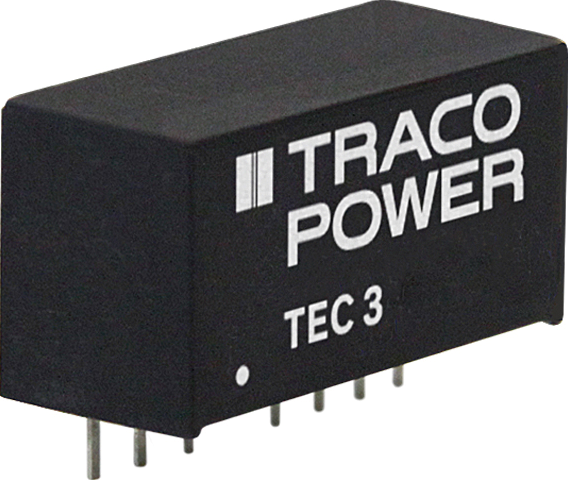 TEC 3-2411 - DC/DC-Wandler TEC 3, 3 W, 18-36/5,0 VDC, SIL-8 von TRACO