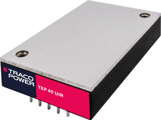 TEP 40-3612UIR - DC/DC-Wandler TEP 40UIR, 40 W, 9-75/12,0 VDC, Quarter-Brick-Gehä von TRACO