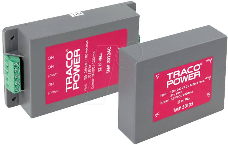 TMP 30112 - AC/DC-Wandler, TMP, 85 - 264 V AC, 12 V DC, Modul von TRACO
