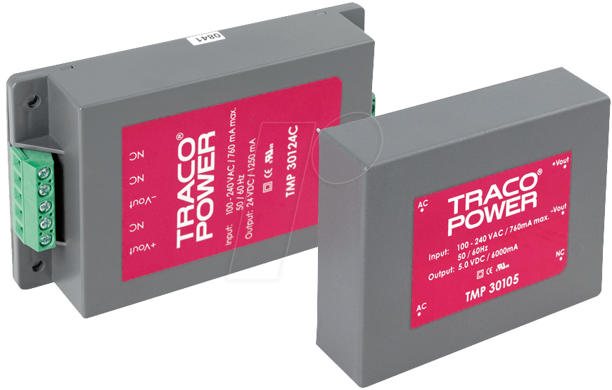 TMP 30512 - AC/DC-Wandler, TMP, 85 - 264 V AC, 5 / 12 V DC, Modul von TRACO