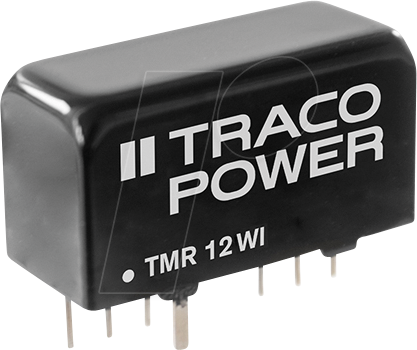 TMR 12-1215WI - DC/DC-Wandler TMR 12WI, 12 W, 4,5-18/24 VDC, SIL-8 von TRACO