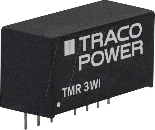 TMR 3-1212WI - DC/DC-Wandler TMR-3, 3 W, 12 V, 250 mA, SIL-8 von TRACO