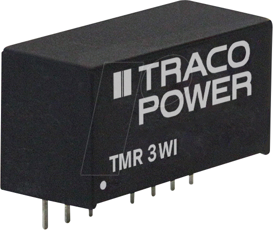 TMR 3-2422WI - DC/DC-Wandler TMR-3, 3 W, 12 V, 125 mA, SIL-8 von TRACO