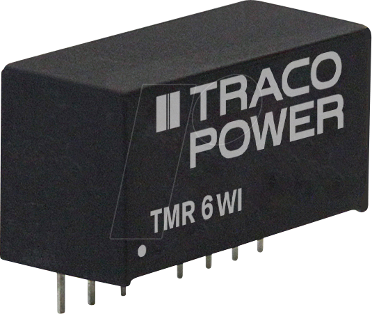 TMR 6-2422WI - DC/DC-Wandler TMR 6WI, 6 W, 12 V, 250 mA, SIL-8 von TRACO