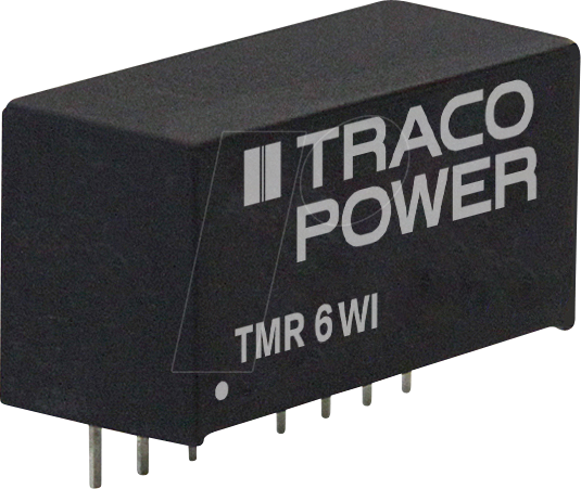 TMR 6-4812WI - DC/DC-Wandler TMR 6WI, 6 W, 12 V, 500 mA, SIL-8 von TRACO