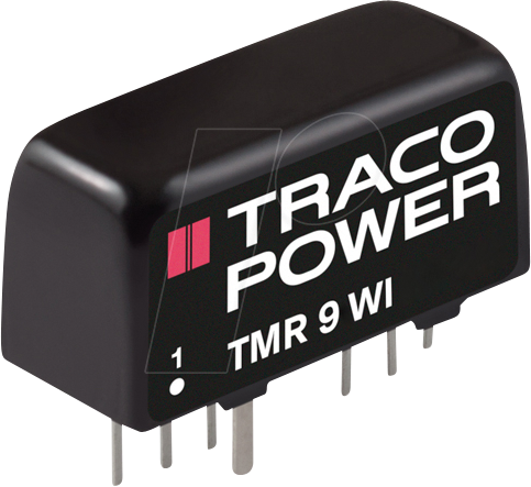 TMR 9-2423WI - DC/DC-Wandler TMR 9WI, 9 W, 15 V, 300 mA, SIL-8 von TRACO