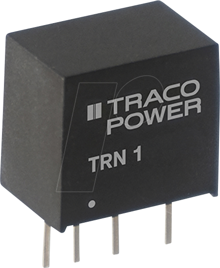 TRN 1-1222 - DC/DC-Wandler TRN, 1 W, ±12 V, ±45 mA, SIL von TRACO