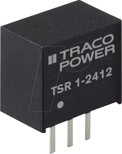 TSR 1-24150 - DC/DC-Wandler TSR-1, 1 W, 15 V, 1000 mA, SIL / TO-220 von TRACO
