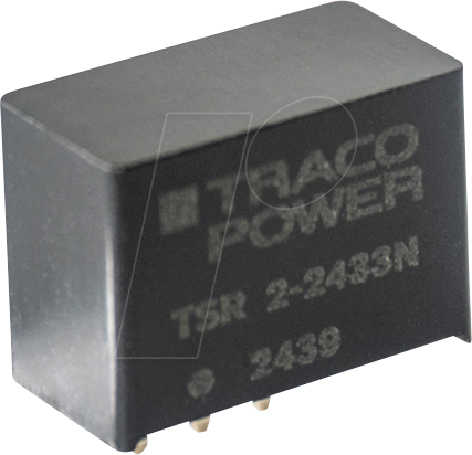 TSR 2-2465N - DC/DC-Wandler, TSR 2N Serie, 13 W, 6,5 VDC, 2 A, SIP-3 TSR 2-2465N - DC/DC-Wandler, TSR 2N Serie, 13 W, 6,5 VDC, 2 A, SIP-3 von TRACO