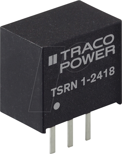 TSRN 1-2465 - DC/DC-Wandler TSRN-1, 1 W, 6,5 V, 1000 mA, SIL / TO-220 von TRACO