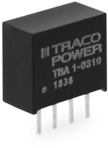 TracoPower TBA 1-2411 DC/DC-Wandler, Print 200mA 1W Anzahl Ausgänge: 1 x Inhalt 1St. von TRACOPOWER