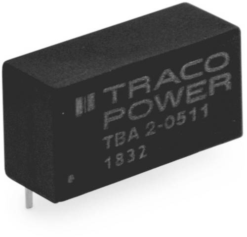 TracoPower TBA 2-0522 DC/DC-Wandler, Print 80mA 2W Anzahl Ausgänge: 2 x Inhalt 1St. TracoPower TBA 2-0522 DC/DC-Wandler, Print 80mA 2W Anzahl Ausgänge: 2 x Inhalt 1St. von TRACOPOWER