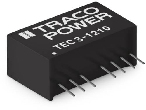 TracoPower TEC 3-1215 DC/DC-Wandler, Print 12 V/DC 125mA 3W Anzahl Ausgänge: 1 x Inhalt 10St. von TRACOPOWER