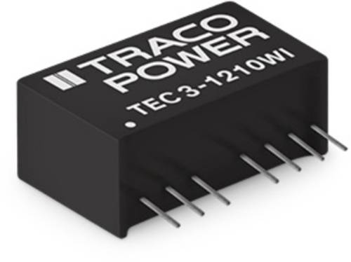 TracoPower TEC 3-1215WI DC/DC-Wandler, Print 12 V/DC 125mA 3W Anzahl Ausgänge: 1 x Inhalt 10St. von TRACOPOWER