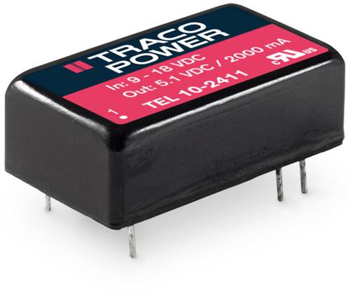 TracoPower TEL 10-1223 DC/DC-Wandler, Print 333mA 10W Anzahl Ausgänge: 2 x Inhalt 1St. von TRACOPOWER