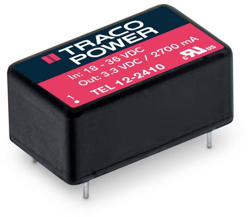 TracoPower TEL 12-1213 DC/DC-Wandler 0.8A 12W 15 V/DC 10St. von TRACOPOWER