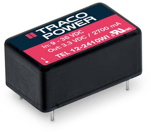 TracoPower TEL 12-2412WI DC/DC-Wandler 1A 12W 12 V/DC 10St. von TRACOPOWER