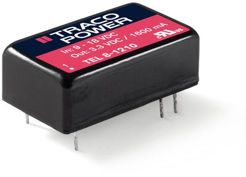 TracoPower TEL 8-4812 DC/DC-Wandler, Print 48 V/DC 12 V/DC 665mA 8W Anzahl Ausgänge: 1 x Inhalt 10S von TRACOPOWER