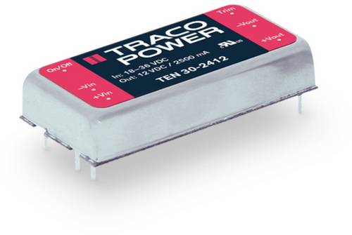 TracoPower TEN 30-4809 DC/DC-Wandler, Print 48 V/DC 2.5 V/DC 8A 30W Anzahl Ausgänge: 1 x Inhalt 1St. von TRACOPOWER