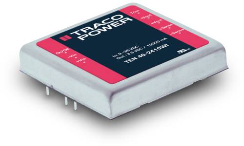 TracoPower TEN 40-4811WI DC/DC-Wandler, Print 48 V/DC 5 V/DC 8A 40W Anzahl Ausgänge: 1 x Inhalt 5St. TracoPower TEN 40-4811WI DC/DC-Wandler, Print 48 V/DC 5 V/DC 8A 40W Anzahl Ausgänge: 1 x Inhalt 5St. von TRACOPOWER