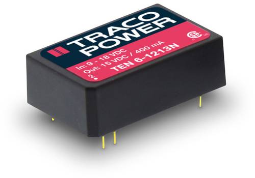 TracoPower TEN 6-1212N DC/DC-Wandler, Print 12 V/DC 12 V/DC 500mA 6W Anzahl Ausgänge: 1 x Inhalt 10 von TRACOPOWER