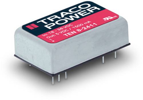 TracoPower TEN 8-4811 DC/DC-Wandler, Print 48 V/DC 5 V/DC 1.5A 8W Anzahl Ausgänge: 1 x Inhalt 1St. TracoPower TEN 8-4811 DC/DC-Wandler, Print 48 V/DC 5 V/DC 1.5A 8W Anzahl Ausgänge: 1 x Inhalt 1St. von TRACOPOWER