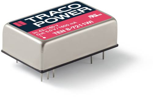 TracoPower TEN 8-4811WI DC/DC-Wandler, Print 48 V/DC 5 V/DC 1.5A 8W Anzahl Ausgänge: 1 x Inhalt 1St. TracoPower TEN 8-4811WI DC/DC-Wandler, Print 48 V/DC 5 V/DC 1.5A 8W Anzahl Ausgänge: 1 x Inhalt 1St. von TRACOPOWER