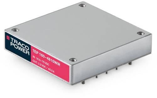 TracoPower TEP 160-2418WIR DC/DC-Wandler, Print 24 V/DC 48 V/DC 3.2A 160W Anzahl Ausgänge: 1 x Inha von TRACOPOWER