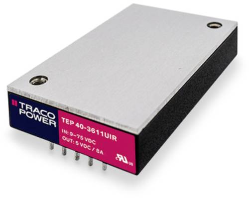 TracoPower TEP 40-3618UIR DC/DC-Wandler, Print 830mA 40W Anzahl Ausgänge: 1 x Inhalt 1St. von TRACOPOWER