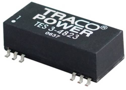 TracoPower TES 3-4823 DC/DC-Wandler, SMD 48 V/DC 15 V/DC, -15 V/DC 100mA 3W Anzahl Ausgänge: 2 x In von TRACOPOWER