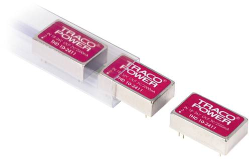 TracoPower THD 10-2410 DC/DC-Wandler, Print 24 V/DC 3.3 V/DC 3A 10W Anzahl Ausgänge: 1 x Inhalt 10S TracoPower THD 10-2410 DC/DC-Wandler, Print 24 V/DC 3.3 V/DC 3A 10W Anzahl Ausgänge: 1 x Inhalt 10S von TRACOPOWER