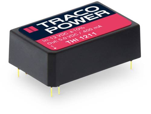 TracoPower THI 0512 DC/DC-Wandler, Print 5 V/DC 12 V/DC 165mA 2W Anzahl Ausgänge: 1 x Inhalt 1St. von TRACOPOWER