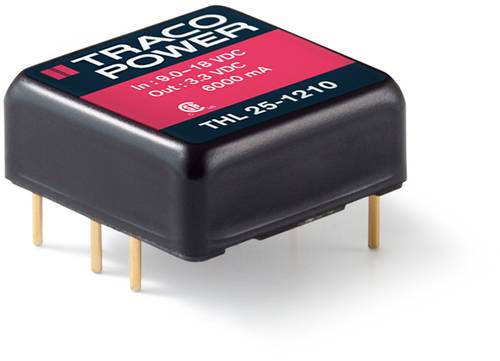TracoPower THL 25-1211 DC/DC-Wandler, Print 12 V/DC 5.1 V/DC 5A 25W Anzahl Ausgänge: 1 x Inhalt 10S TracoPower THL 25-1211 DC/DC-Wandler, Print 12 V/DC 5.1 V/DC 5A 25W Anzahl Ausgänge: 1 x Inhalt 10S von TRACOPOWER