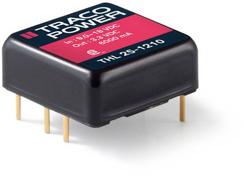 TracoPower THL 25-2412 DC/DC-Wandler, Print 24 V/DC 12 V/DC 2.09A 25W Anzahl Ausgänge: 1 x Inhalt 1 von TRACOPOWER