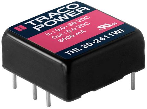 TracoPower THL 30-4810WI DC/DC-Wandler 7.0A 30W 3.3 V/DC 10St. TracoPower THL 30-4810WI DC/DC-Wandler 7.0A 30W 3.3 V/DC 10St. von TRACOPOWER