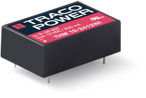 TracoPower THM 10-0512WI DC/DC-Wandler, Print 5 V/DC 12 V/DC 830mA 10W Anzahl Ausgänge: 1 x Inhalt von TRACOPOWER