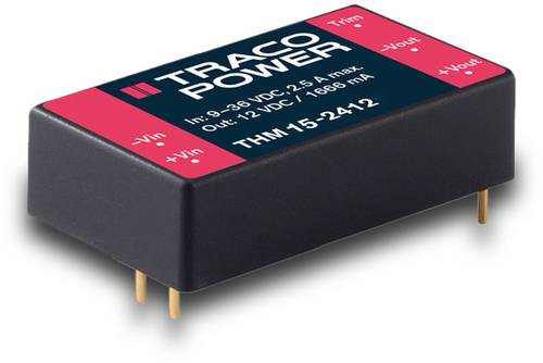 TracoPower THM 15-4812 DC/DC-Wandler, Print 1.25A 15W Anzahl Ausgänge: 1 x Inhalt 1St. von TRACOPOWER