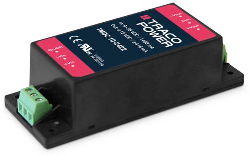 TracoPower TMDC 10-4813 DC/DC-Wandler 666mA 10W Anzahl Ausgänge: 1 x Inhalt 10St. TracoPower TMDC 10-4813 DC/DC-Wandler 666mA 10W Anzahl Ausgänge: 1 x Inhalt 10St. von TRACOPOWER