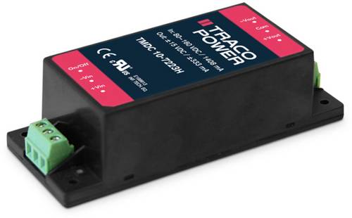 TracoPower TMDC 10-7213H DC/DC-Wandler 666mA 10W Anzahl Ausgänge: 1 x Inhalt 10St. TracoPower TMDC 10-7213H DC/DC-Wandler 666mA 10W Anzahl Ausgänge: 1 x Inhalt 10St. von TRACOPOWER