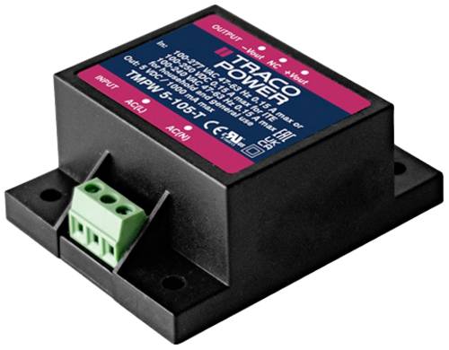 TracoPower TMPW 5-112-T AC/DC-Printnetzteil 0.4A 5W 12 V/DC 10St. von TRACOPOWER