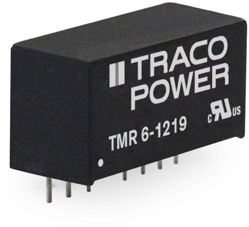 TracoPower TMR 6-1222 DC/DC-Wandler, Print 12 V/DC 12 V/DC, -12 V/DC 250mA 6W Anzahl Ausgänge: 2 x von TRACOPOWER