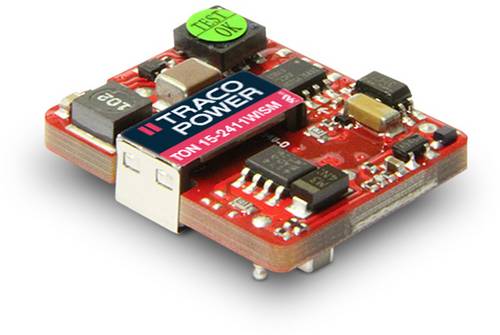 TracoPower TON 15-2411WISM DC/DC-Wandler, Print 24 V/DC 5 V/DC 3A 15W Anzahl Ausgänge: 1 x Inhalt 1 TracoPower TON 15-2411WISM DC/DC-Wandler, Print 24 V/DC 5 V/DC 3A 15W Anzahl Ausgänge: 1 x Inhalt 1 von TRACOPOWER