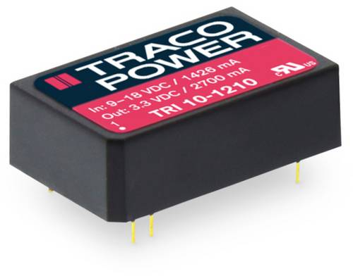 TracoPower TRI 10-1213 DC/DC-Wandler, Print 666mA 10W Anzahl Ausgänge: 1 x Inhalt 10St. TracoPower TRI 10-1213 DC/DC-Wandler, Print 666mA 10W Anzahl Ausgänge: 1 x Inhalt 10St. von TRACOPOWER