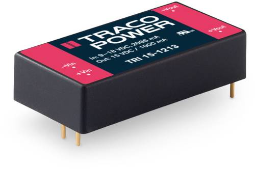 TracoPower TRI 15-4813 DC/DC-Wandler, Print 1A 15W Anzahl Ausgänge: 1 x Inhalt 10St. TracoPower TRI 15-4813 DC/DC-Wandler, Print 1A 15W Anzahl Ausgänge: 1 x Inhalt 10St. von TRACOPOWER