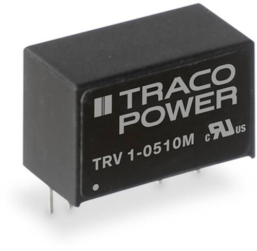 TracoPower TRV 1-0510M DC/DC-Wandler, Print 303mA 1W Anzahl Ausgänge: 1 x Inhalt 10St. von TRACOPOWER