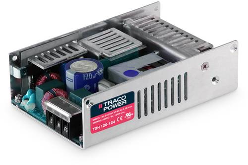 TracoPower TXH 120-124 AC/DC-Einbaunetzteil 5A 120W 24 V/DC 1St. von TRACOPOWER