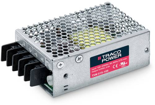 TracoPower TXM 015-103 AC/DC-Einbaunetzteil 4A 15W 3.6 V/DC 1St. von TRACOPOWER