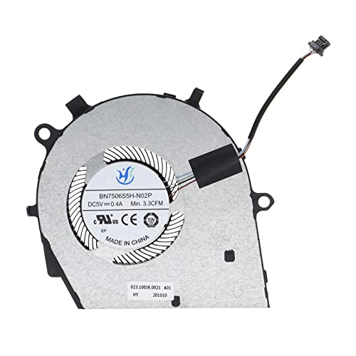 TRADOCK CPU-Lüfter für Dell Latitude 14-3410, 15-3510, 5502, Inspiron 14 5406, 5410 2-in-1, Inspiron 15 5502 (71.5 mm, 4-polig, 2.5 W, 5 V, 3300 rpm, 41 dB, 12 cm x 0.0715 mm, Laptop-Kühler) TRADOCK CPU-Lüfter für Dell Latitude 14-3410, 15-3510, 5502, Inspiron 14 5406, 5410 2-in-1, Inspiron 15 5502 (71.5 mm, 4-polig, 2.5 W, 5 V, 3300 rpm, 41 dB, 12 cm x 0.0715 mm, Laptop-Kühler) von TRADOCK