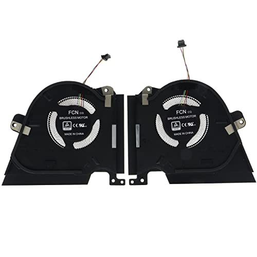 Ersatz CPU GPU Lüfter für Asus ROG Zephyrus Duo 15 GX550 GX550LXS GX550LWS DC 12V 1A FMB9 13NR02Z0P08011 DFSCK22105182D FMB8 13NR02Z0P09011 DFSCK22115181D von TRADOCK